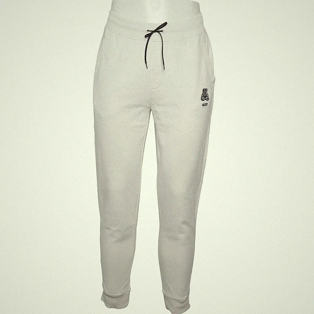 Hugo Boss, Jogginghose, Größe: M, Weiß, Baumwolle, Einfarbig, Sweat, Herren #sfu