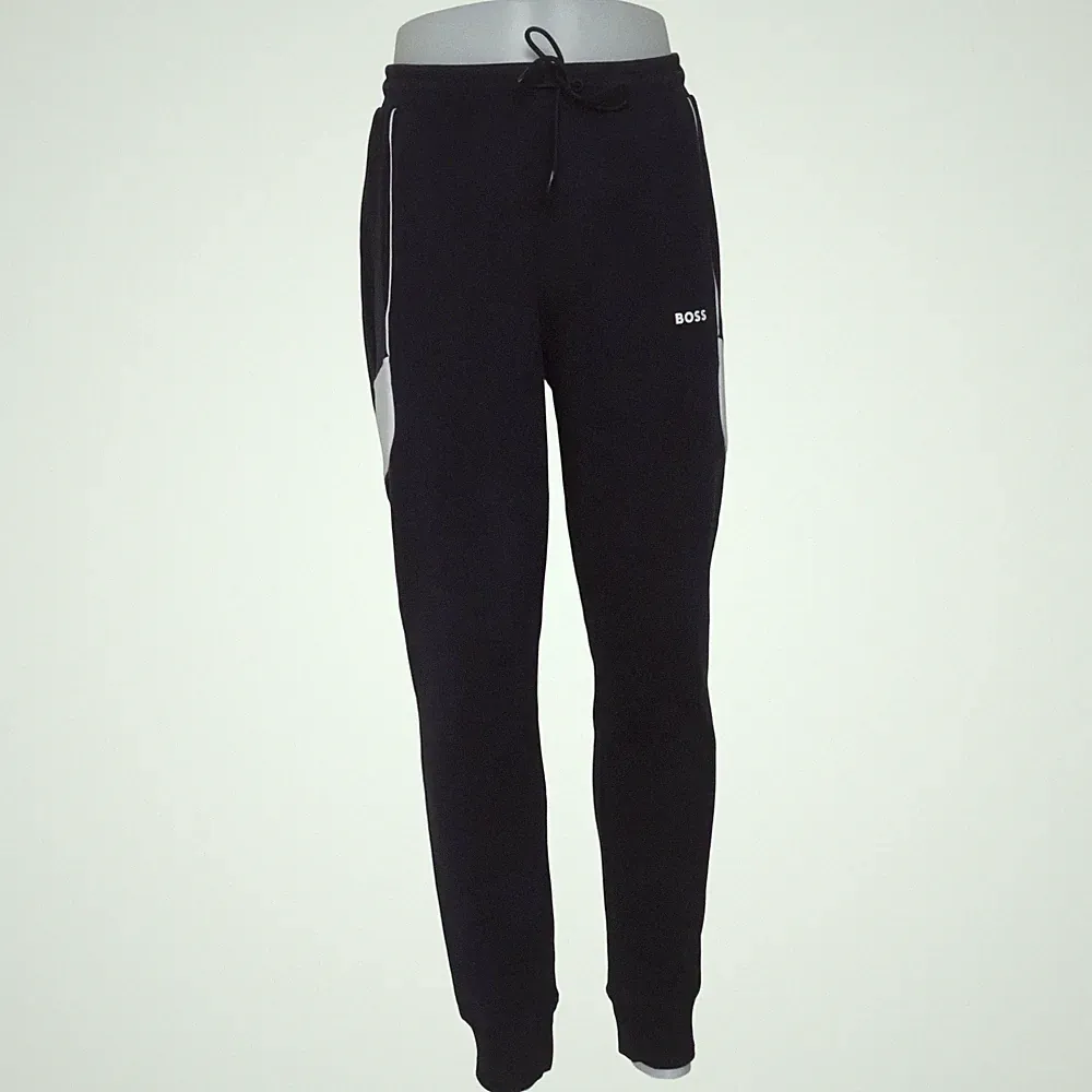 Hugo Boss, Jogginghose, Größe: S, Blau/Weiß, Baumwolle/Elasthan/Polyester #QqP