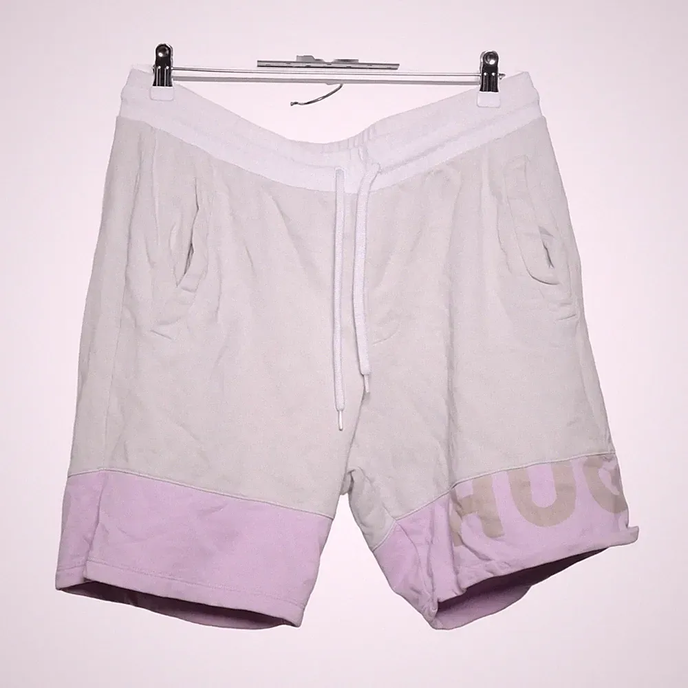 Hugo Boss, Jogginghose, Größe: XL, Grau/Lila/Weiß, Baumwolle/Elasthan #6iX