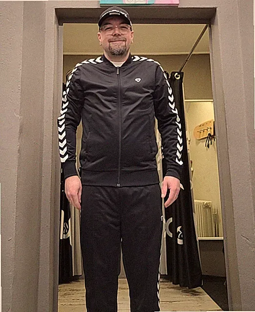 Hummel Basic Logotape Trackpant - black - Gr.: S - XXL