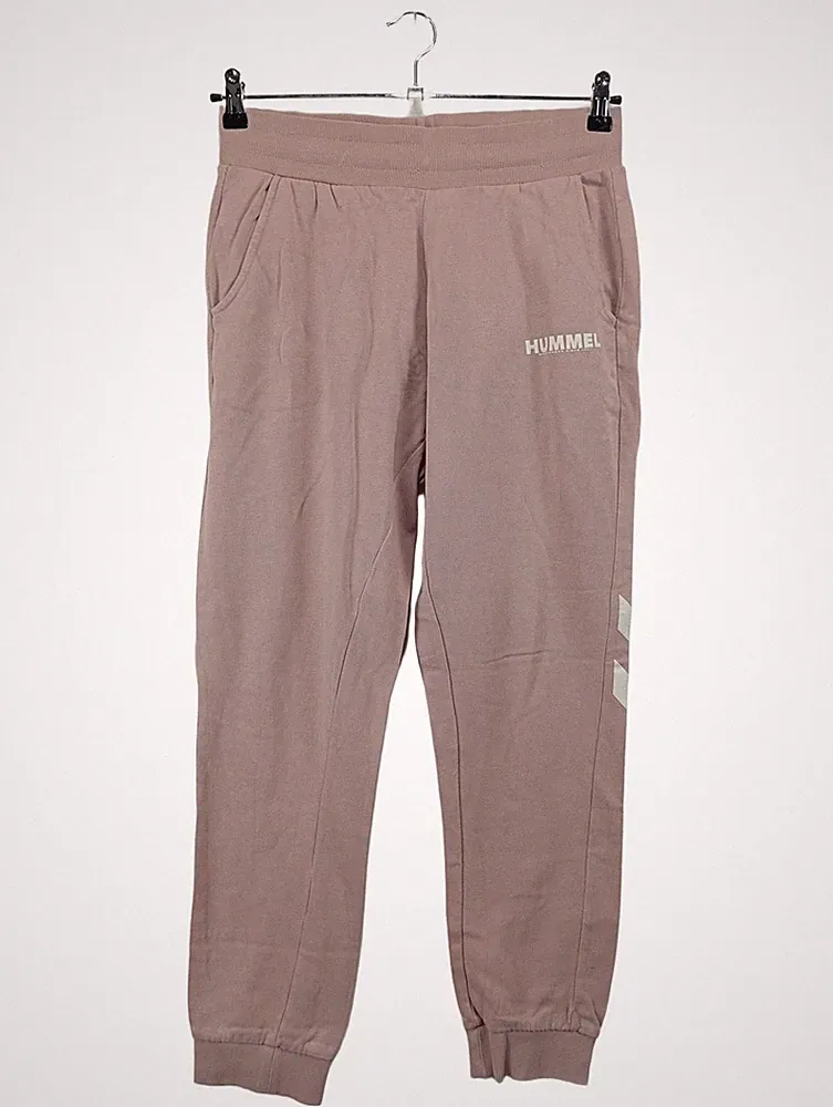 Hummel Damen Jogginghose Sweatpants Rosa Gr. 38 M Hose Logo Sport Freizeit