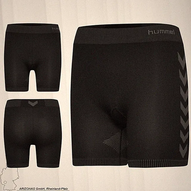 hummel Damen Kurze Sport Leggings Stretch Shorts Radler Seamless Tights Hose NEU
