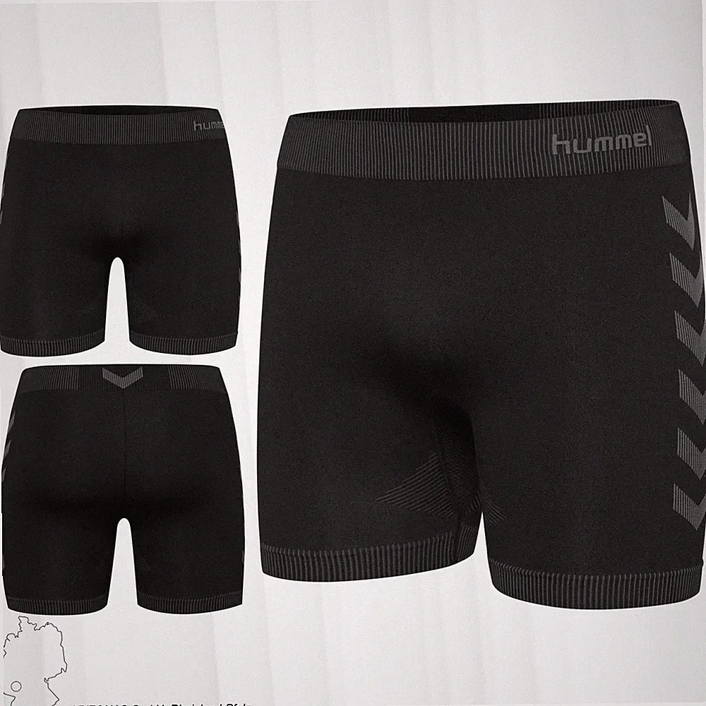 hummel Herren Kurze Dehnbare Shorts Seamless Hose Sport Leggings Slim Fit NEU