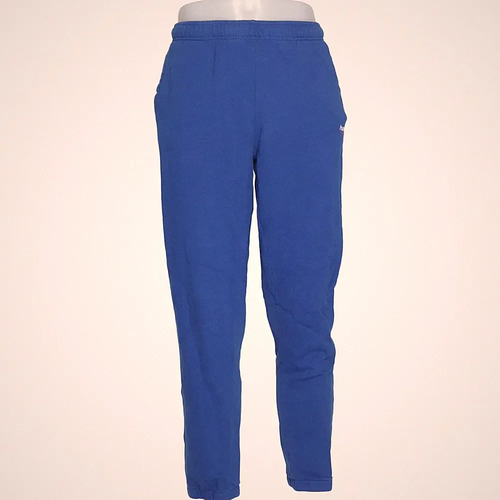 Hummel, Jogginghose, Größe: L, Blau, Baumwolle, Einfarbig, Sweat, Herren #oHz