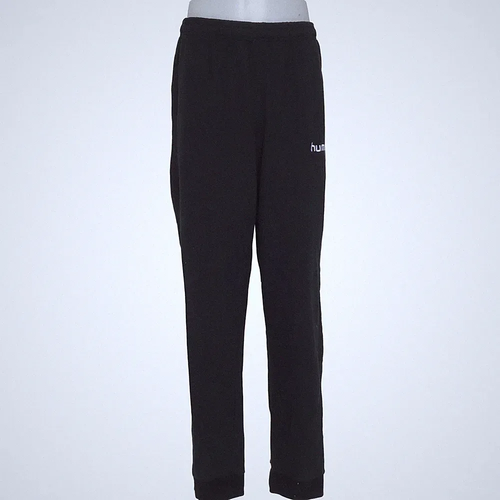 Hummel, Jogginghose, Größe: L, Schwarz, Baumwolle/Polyester, Einfarbig #gfA