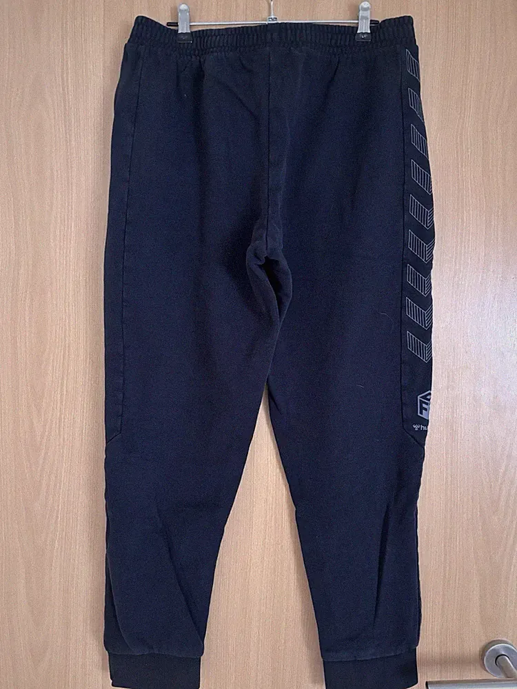 Hummel Jogginghose Größe M Schwarz Baumwolle