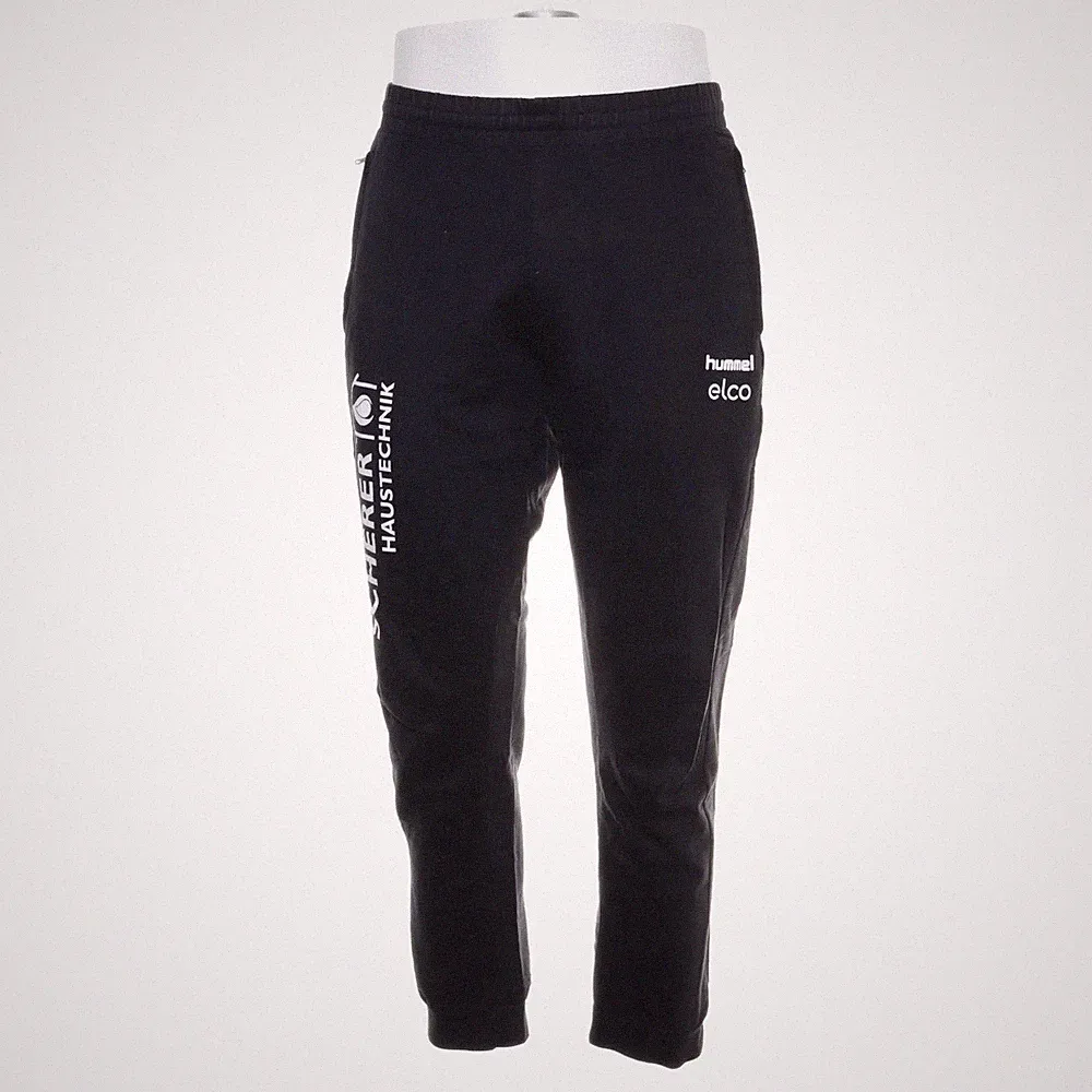 Hummel, Jogginghose, Größe: M, Schwarz, Baumwolle/Polyester, Print, Herren #1Y3