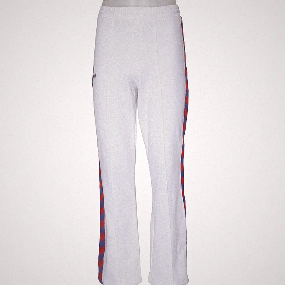 Hummel, Jogginghose, Größe: M, Weiß/Blau/Rot, Baumwolle/Polyester, Chevron #9eq