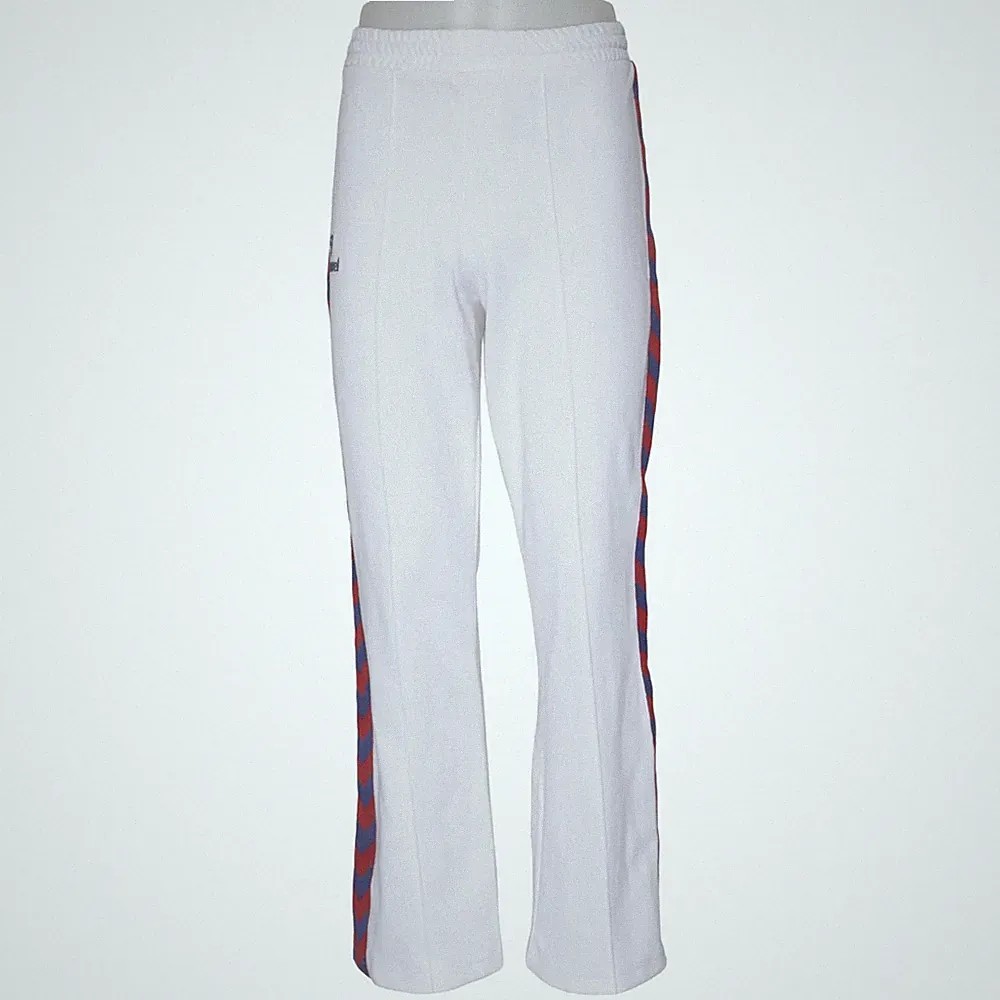 Hummel, Jogginghose, Größe: M, Weiß/Blau/Rot, Baumwolle/Polyester, Chevron #9eq