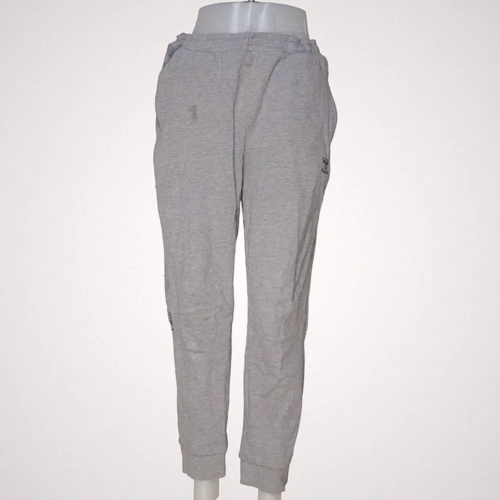 Hummel, Jogginghose, Größe: XL, Grau, Baumwolle/Viskose, Sweat, Herren #a3A