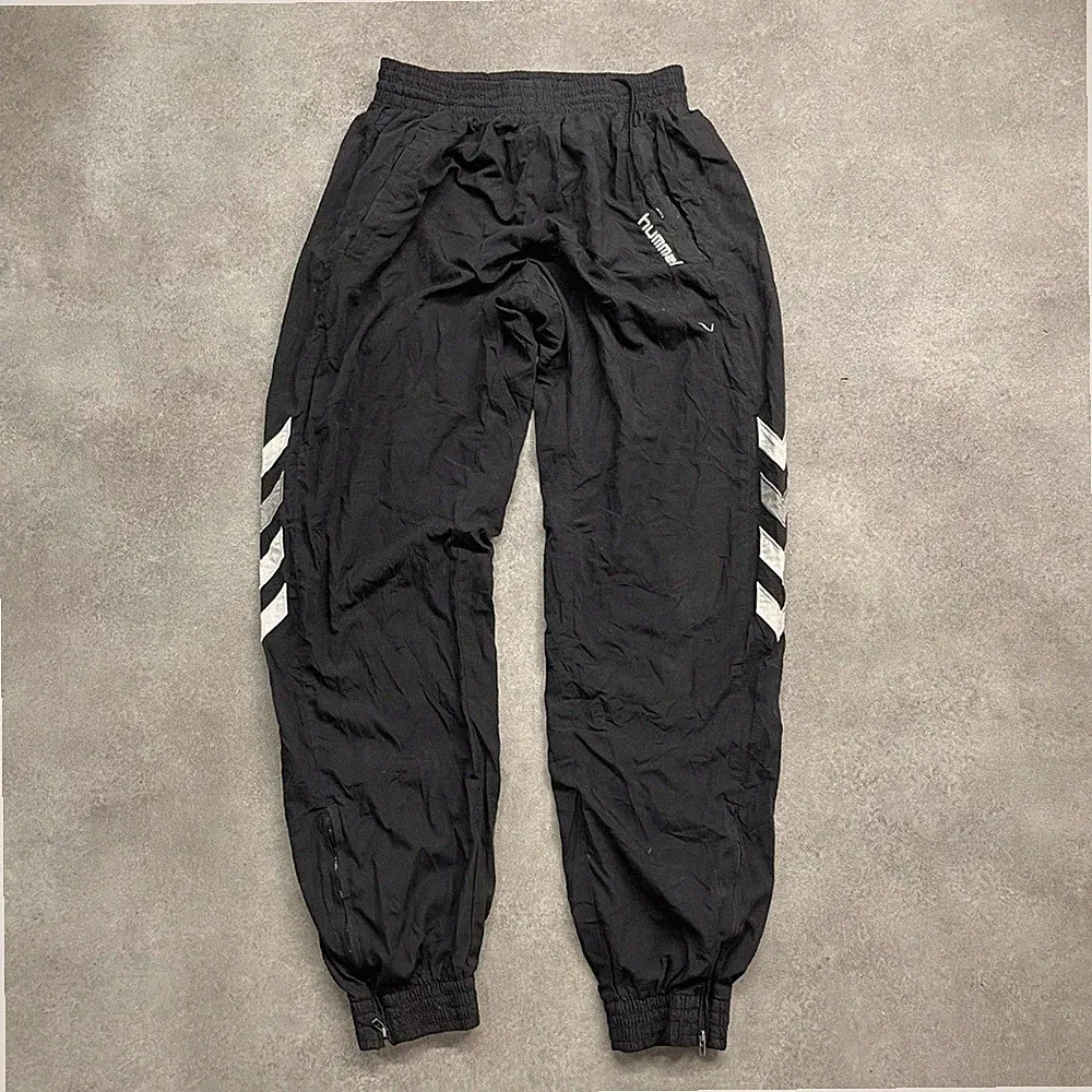Hummel Trainingshose Herren XL Vintage 90s Chevron Loose Fit Jogginghose,...