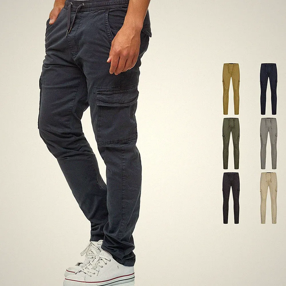 Indicode Herren Cargohose Broadwick-Funktionshose Viele Taschen Cargo Männerhose