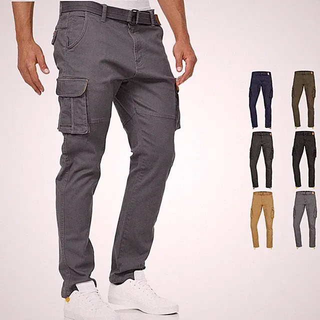 Indicode Herren Cargohose Mathen-Herrenhose Freizeithose Funktionshose Männer