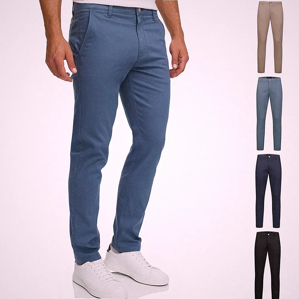 Indicode Herren Chinohose INDanina-Herrenhose Chino Pants Stretch Hose Männer