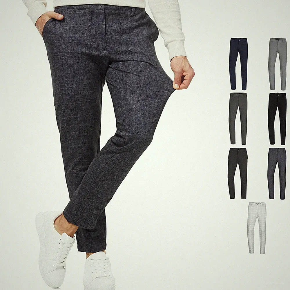 Indicode Herren Chinohose Rodekro-Performance Pants Business Hose Männer Stretch
