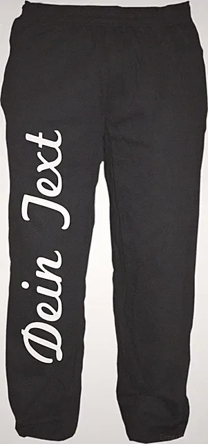 Individuelle Jogginghose - Schreibschrift - Wunschtext Druck - Sweatpants