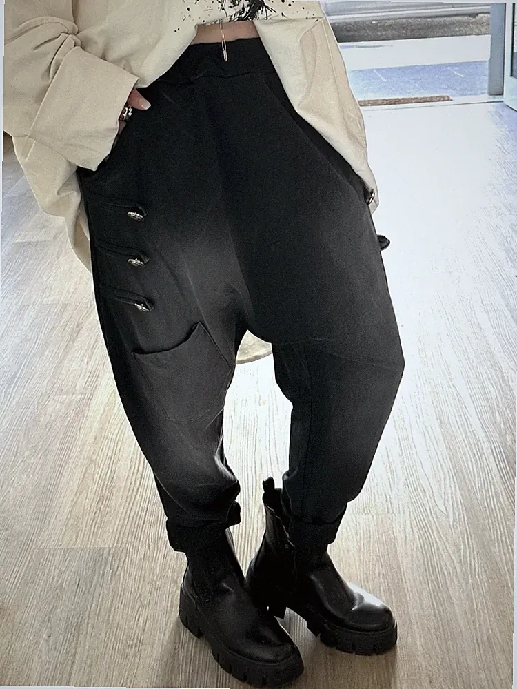 Italy Damen Baggy Sweat Jogginghose Hose 36-42/44 Grau