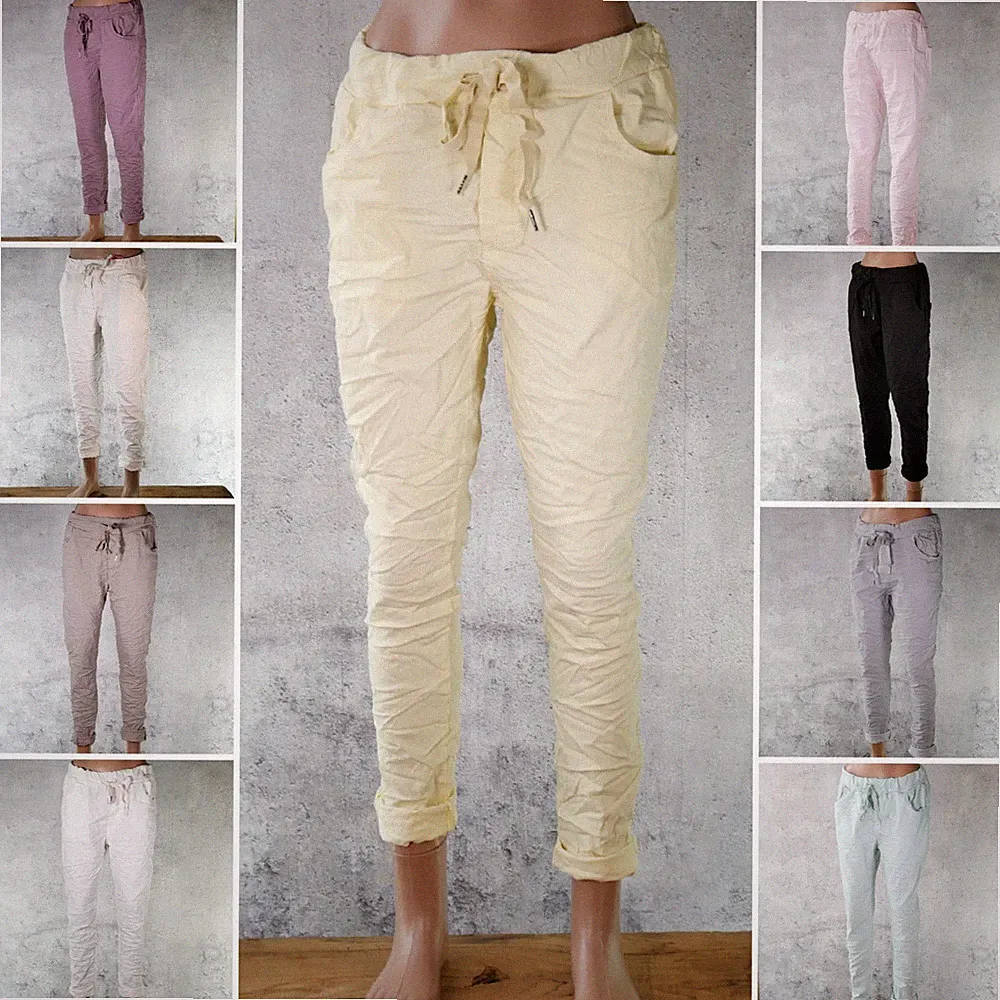 ♥️ Italy Joggpants 38 40 42 Viele Farben Jogging Jogpants Hose Stretch
