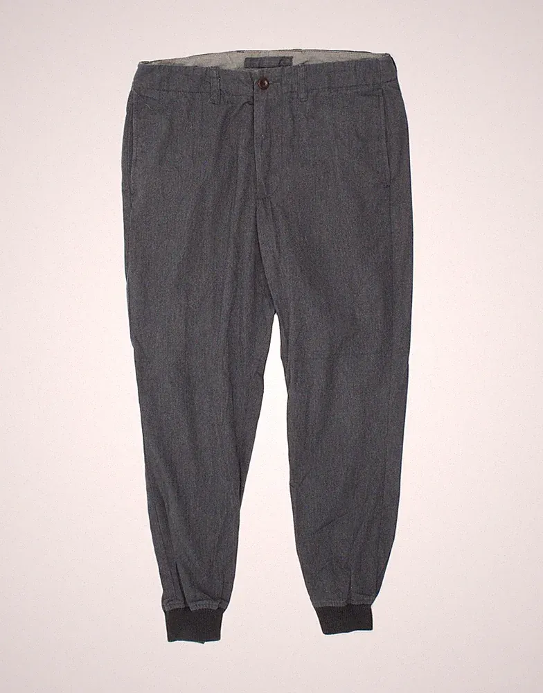 J. CREW Herren Slim Jogginghose Chino Hose W30 L26 Navy Blau Baumwolle TC09