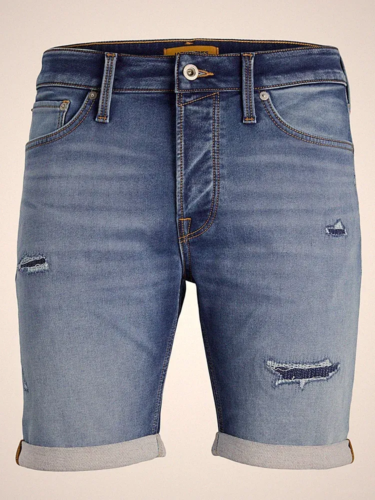 Jack & Jones Herren Jeans-Shorts JjiRick JjiCon Denim Bermuda Sommer