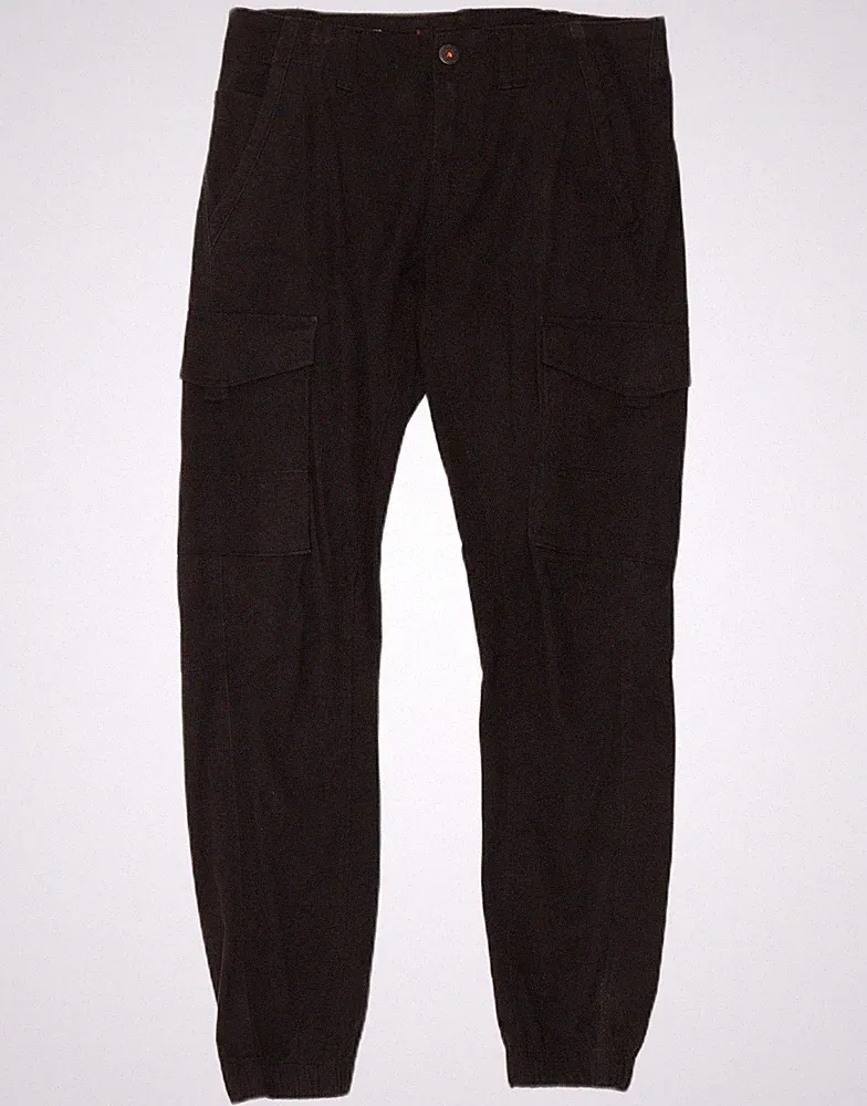 Jack & Jones Herren Jogginghose Cargo Hose W30 L32 schwarz AH04
