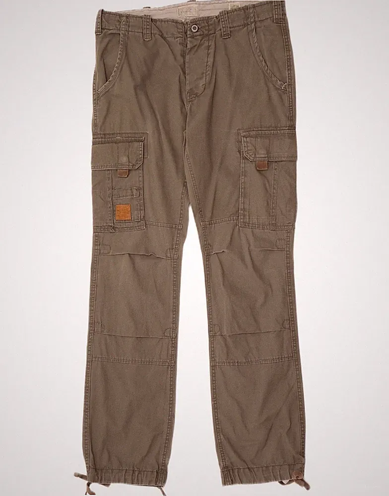 Jack & Jones Herren Jogginghose Cargo Hose W33 L34 Grau Baumwolle FQ06