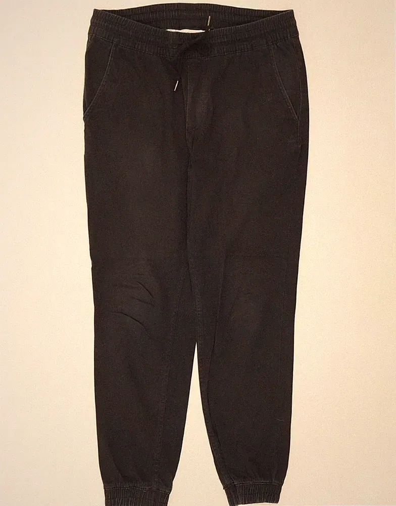 JACK & JONES Herren Jogginghose Freizeithose Medium W32 L27 Schwarz Baumwolle KS07