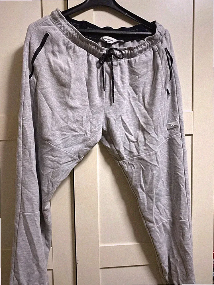 JACK & JONES Herren Jogginghose XL Grau keine Versicherung oder Rücknahme !