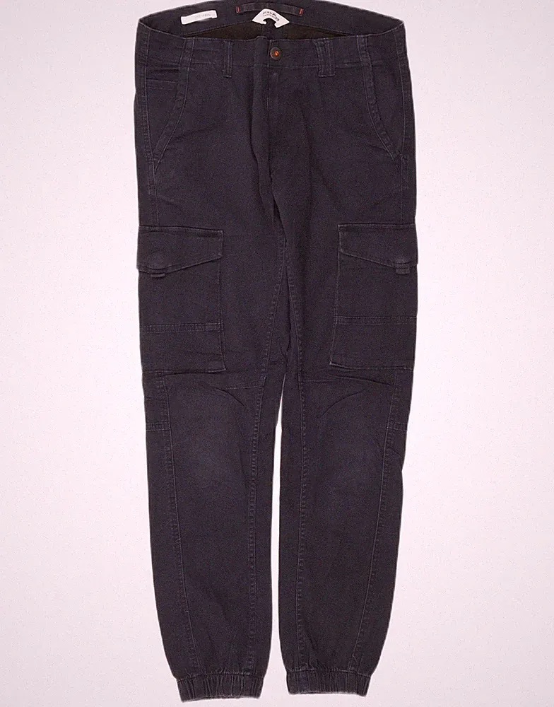 Jack & Jones Herren Paul Tapered Jogginghose Cargo Hose W30 L32 Navy Blau TF03