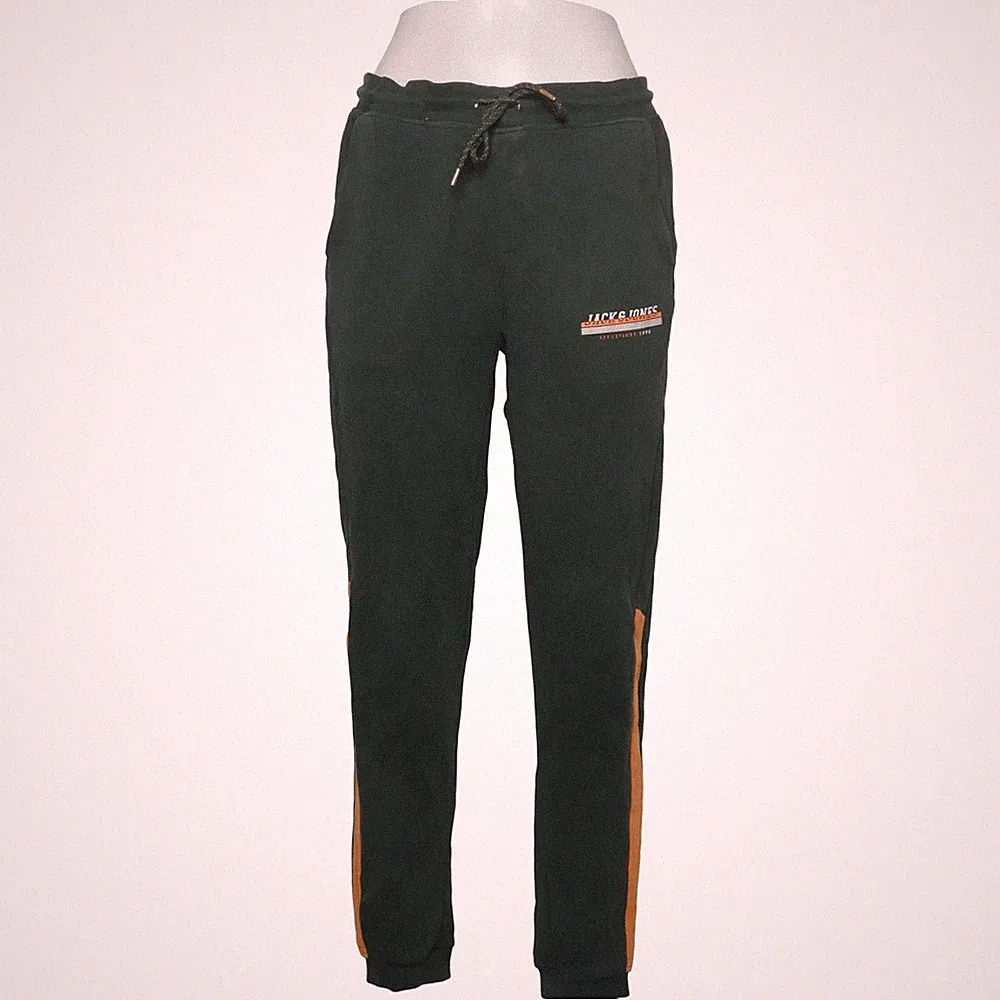 Jack & Jones Jeans Intelligence, Jogginghose, Größe: M, Grün/Orange #KOo