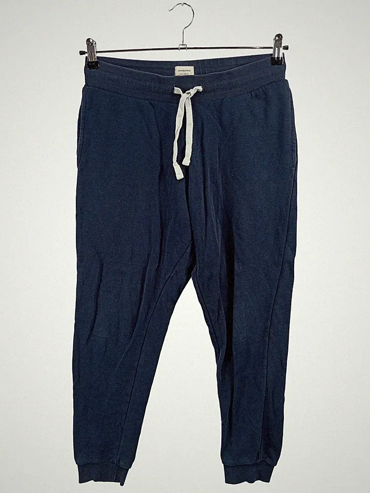 Jack & Jones Jogginghose Herren Blau Gr. M Baumwolle Sporthose