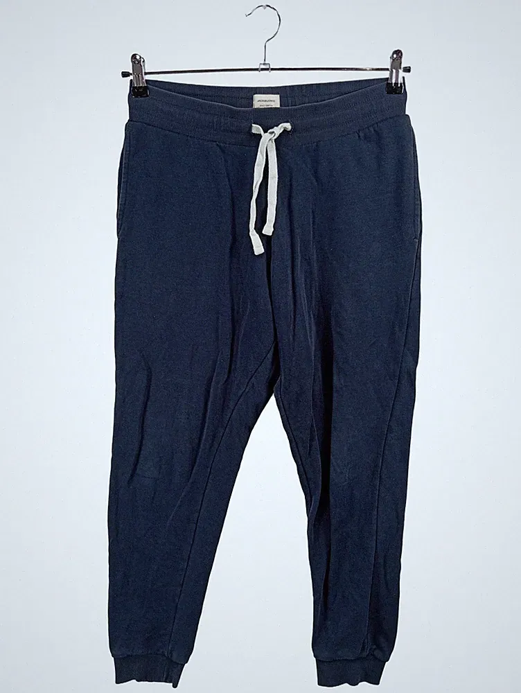Jack & Jones Jogginghose Herren Blau Gr. M Baumwolle Sporthose