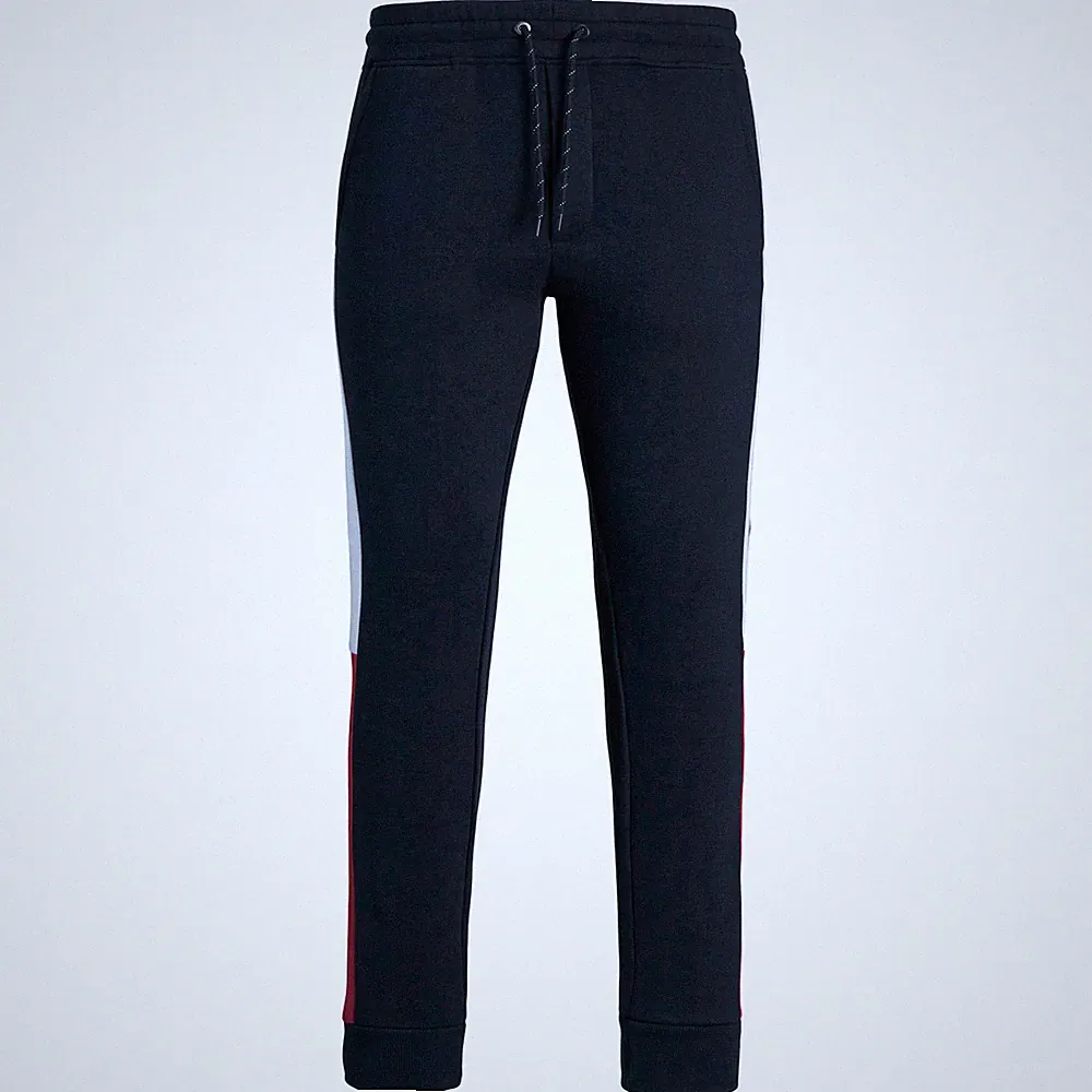 Jack&Jones XXL Sweathose navy seitliche Blockstreifen