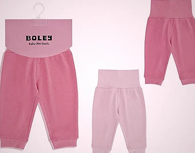 Jacky Baby Leggings Jogginghose 2er-Pack rosa geblümt Mädchen Gr. 50/56 - 74/80