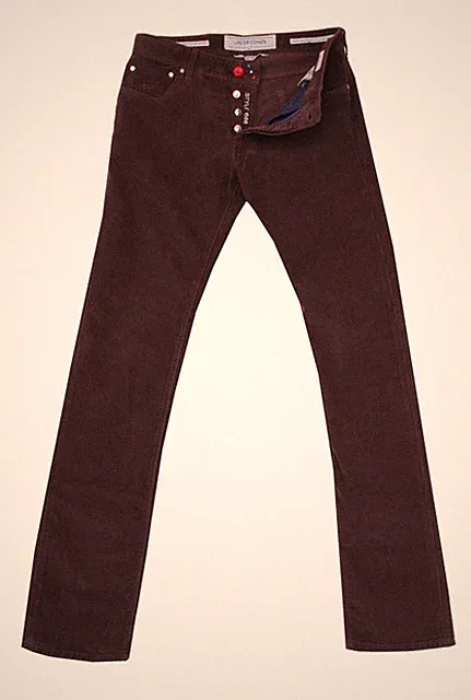 Jacob Cohën Burgundy Red Baumwollmischung Hose Slim Fit - 31 34 (JC220241)