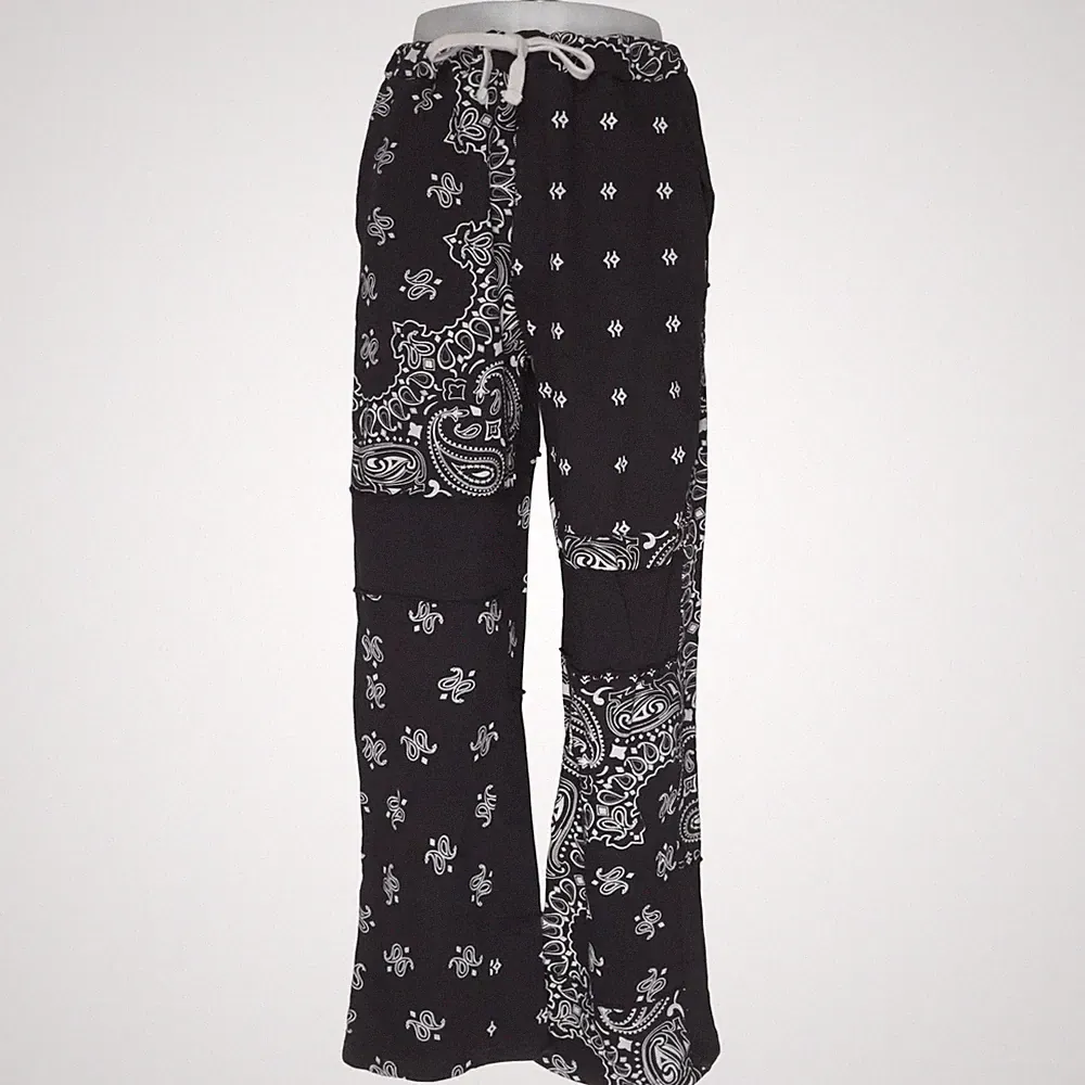 Jaded London, Jogginghose, Größe: S, Schwarz/Weiß, Baumwolle, Paisley #LVs