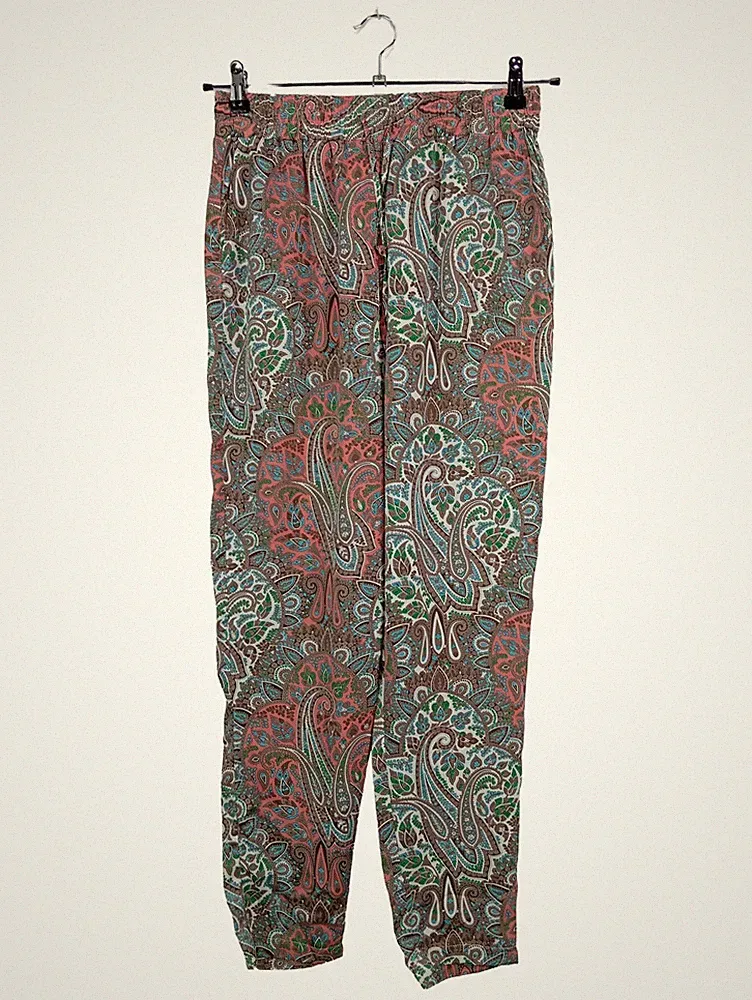 JAKE*S Damen Jogginghose Paisley Mehrfarbig Gr. 38 M Freizeit Casual