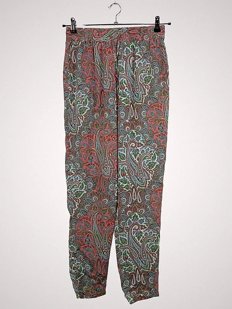 JAKE*S Damen Jogginghose Paisley Mehrfarbig Gr. 38 M Freizeit Casual
