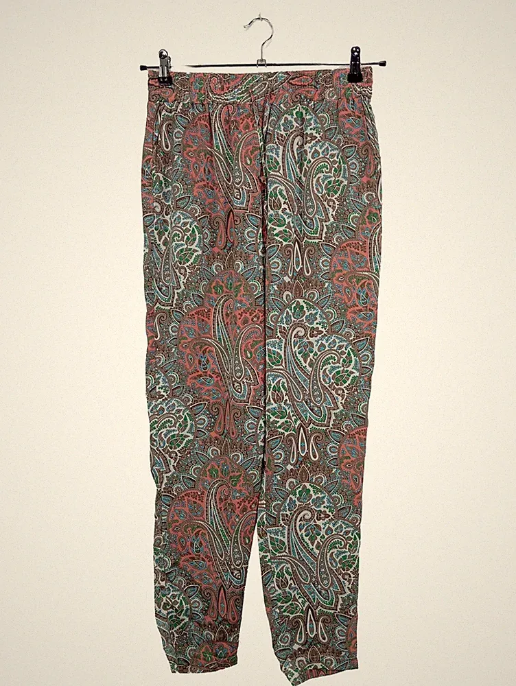 JAKE*S Damen Jogginghose Paisley Mehrfarbig Gr. 38 M Freizeit Casual