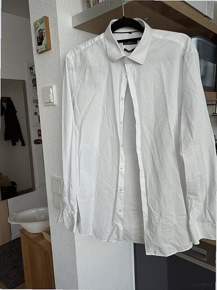 Jake’s Herrenhemd Weiß | Slim Fit | Gr. 41/42 (L) | Top Zustand