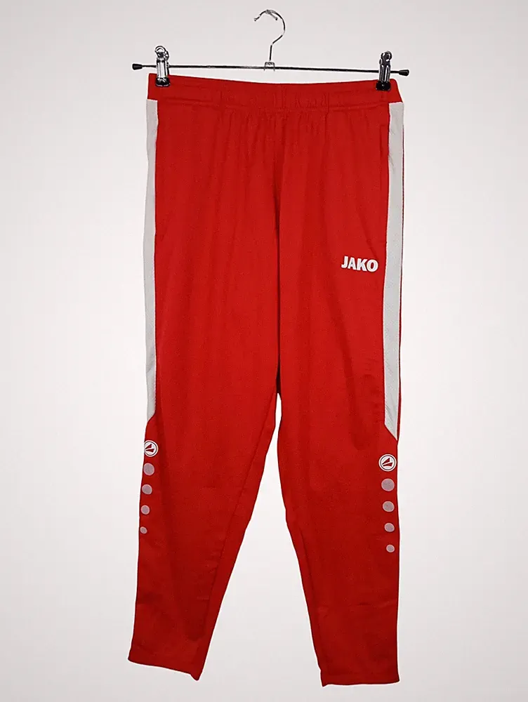 JAKO Herren Jogginghose Trainingshose Rot Gr. M Sport Polyester