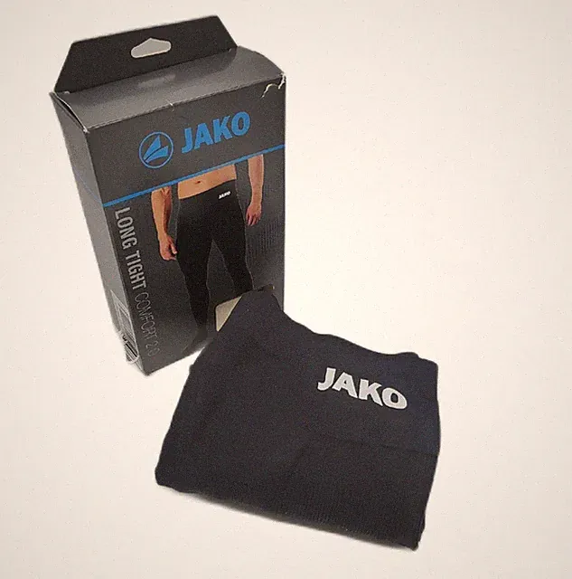 JAKO Herren Long Tights Sportbekleidung Comfort 2 0 Lauftraining Schwarz Größe
