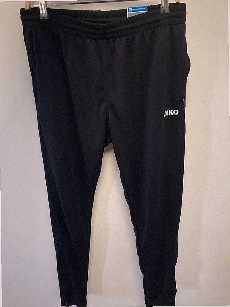 Jako Jogginghose Herren Neu Mit Etikett L Reißverschluss Taschen schwarz