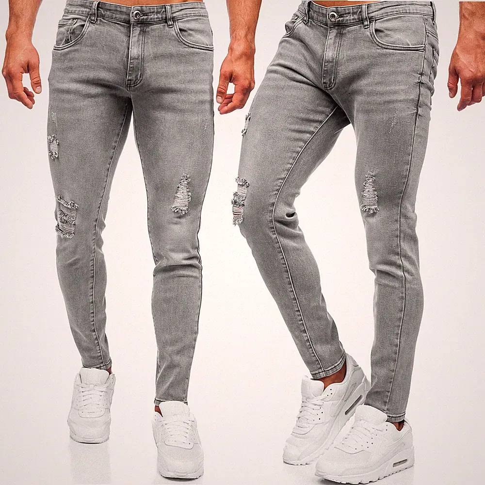 Jeans Freizeithose Hose Denim Cargo Jogger Clubwear Casual Herren Mix BOLF Motiv