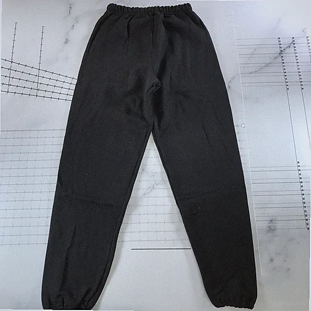 JERZEES NuBlend Herren Sweatpants Schwarz Fleece Elastischer Bund Kordelzug