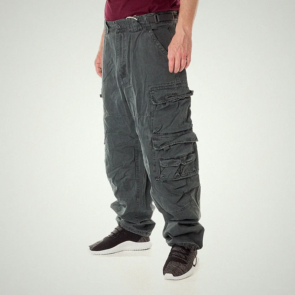 Jet Lag 007 urban chic Hose Herren Cargohose dunkel grau 15622