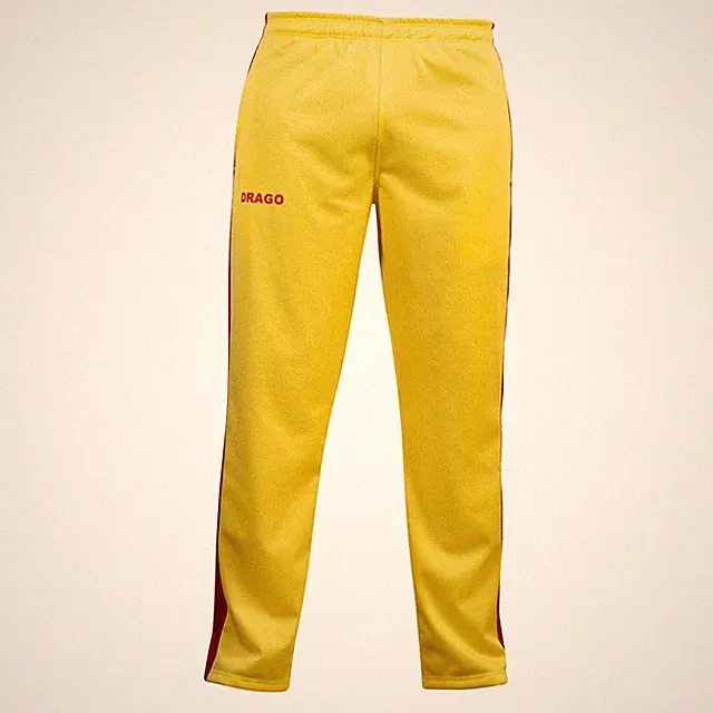 JL SPort Drago Gelbe Track Pants Retro Fußball Boxer Herren