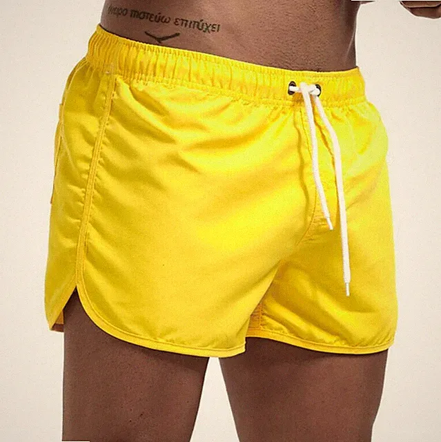 JOCKMAIL Herren Shorts Bermudas Sporthose Kurze Kurzhose Jogging Unifarben