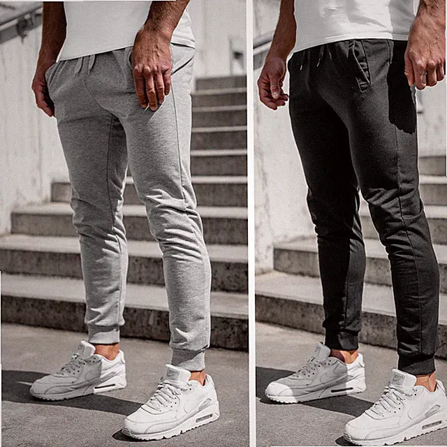 Jogger Hose Sporthose Trainingshose Motiv Men Sport Fitness Herren BOLF Classic