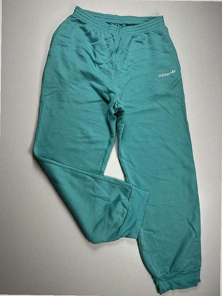 Joggers Hosen Trainingsanzug TrackPants Hose Adidas Vintage Grün M Herren Hosen